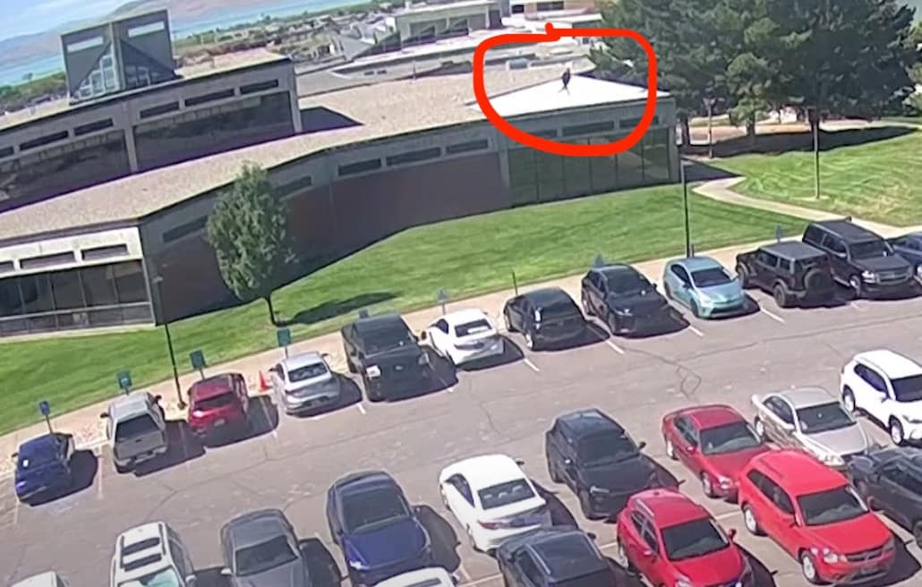 Chilling New Video Shows Assassin Escaping After Charlie Kirk Shooting