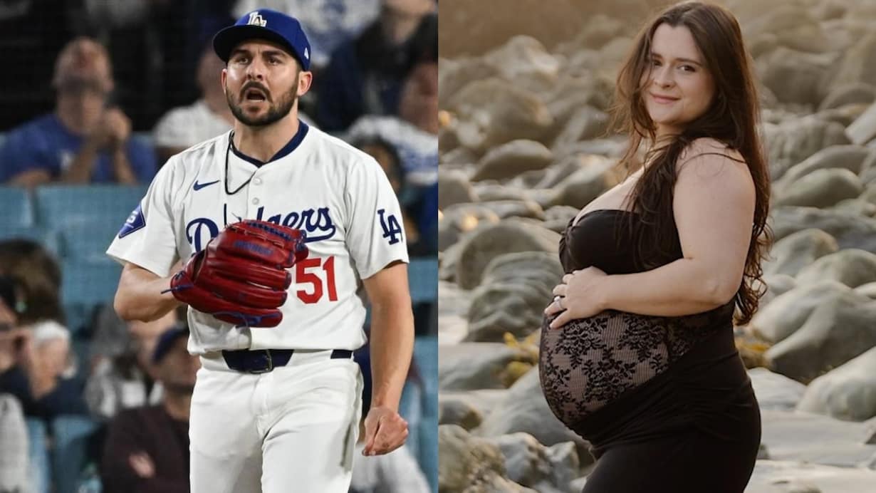Dodgers pitcher Alex Vesia with wife Kayla mourning their baby daughter Sterling