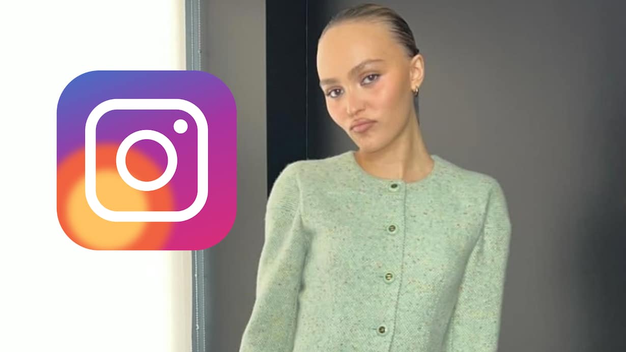 Lily-Rose Depp, top-earning Gen Z nepo baby on Instagram, posing in a photoshoot.