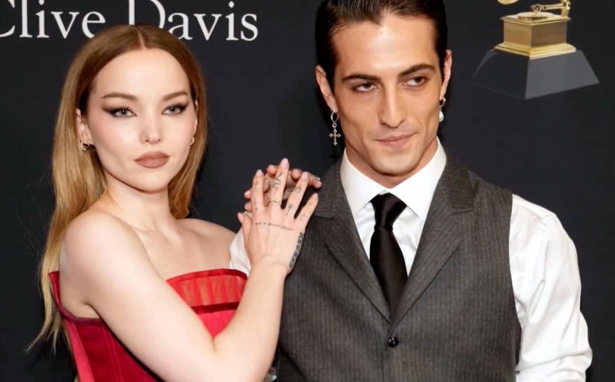 Dove Cameron and Damiano David share a moment together, showing their slow-burn celebrity love.