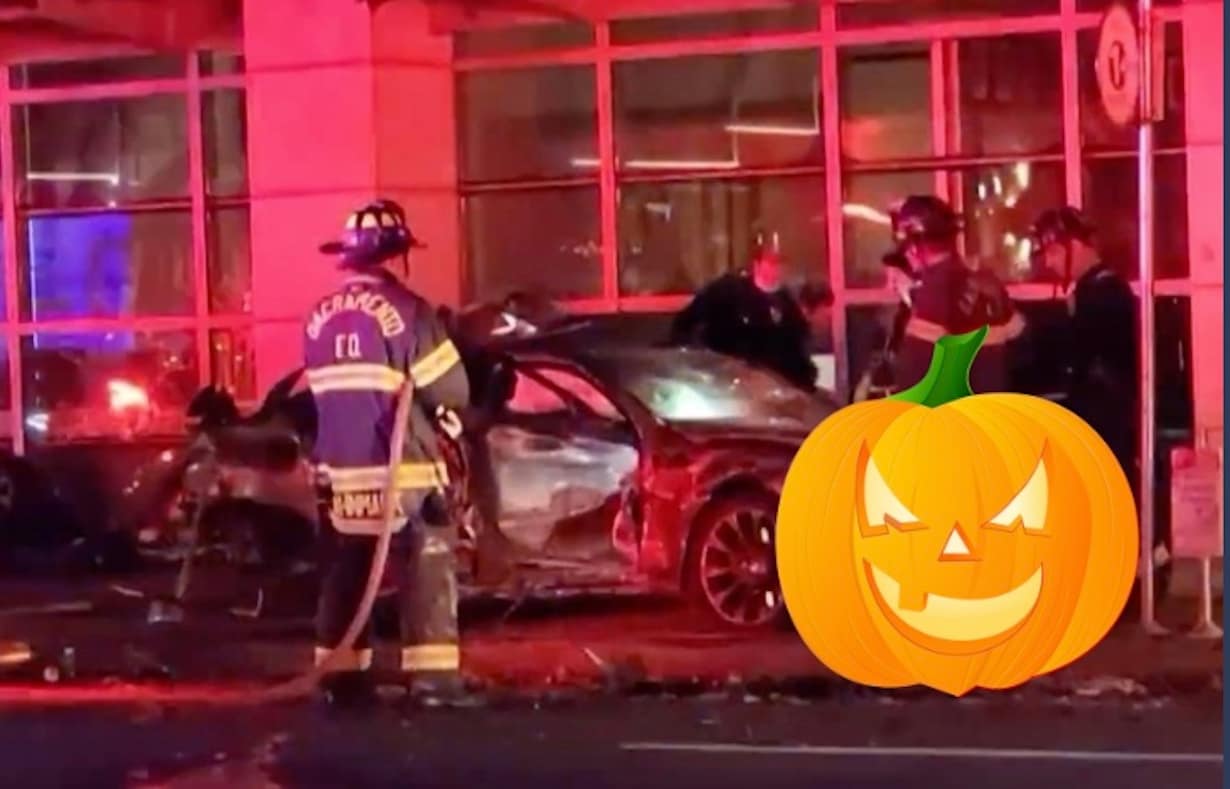 Teen driver fatal crashes during Halloween in the United States