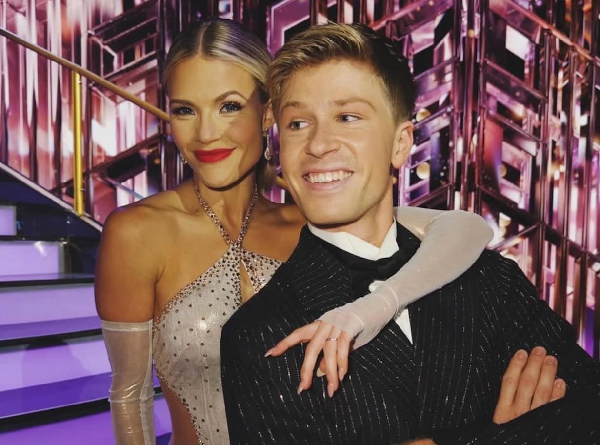 Witney Carson smiling during Dancing With the Stars rehearsal, Entertainment news