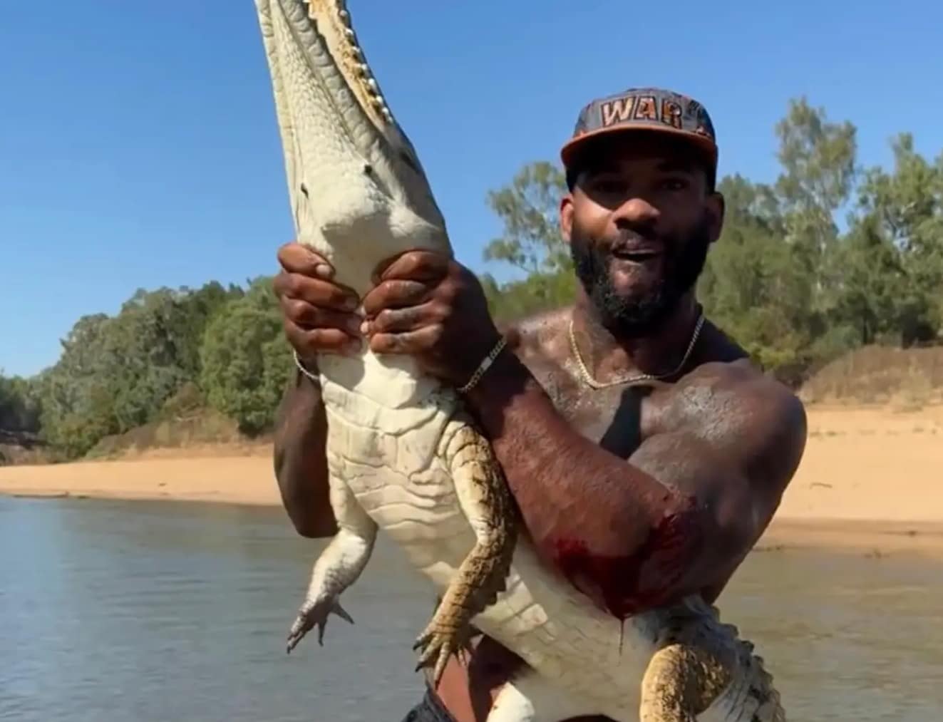 Influencer 'The Real Tarzann' Under Fire After Wrestling Crocodile