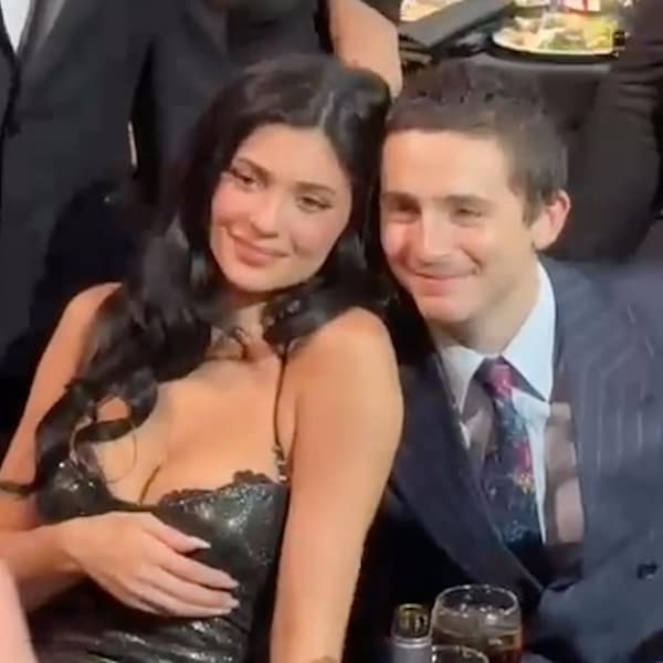 Timothee Chalamet and Kylie Jenner at Critics Choice Awards